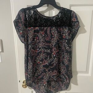 Large top lace top